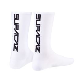 SUPACAZ SOCK WHITE BLACK SIZE S/M