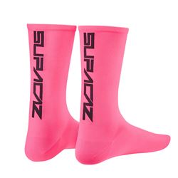 SUPACAZ SOCK NEON PINK BLACK SIZE S/M