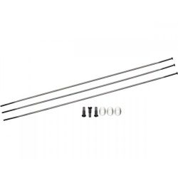 SPOKE ZIPP 3PCS 272MM CXRAY STR SLV