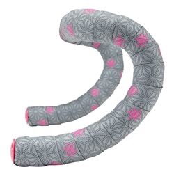 SUPACAZ HANDLEBAR TAPE GUNMETAL TAPE/PINK PRINT