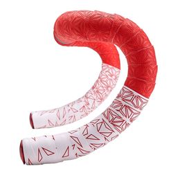 SUPACAZ HANDLEBAR TAPE WHITE/RED STAR FADE