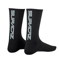 SUPACAZ SOCK STRAIGHT UP PLATINUM BLING SIZE L/XL