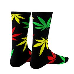 SUPACAZ SOCK RAD ZION BLACK SIZE S/M