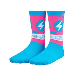 SUPACAZ SOCK RAD NEON BLUE BEAR SIZE S/M