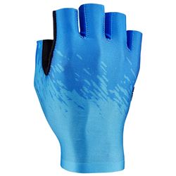 GLOVE SUPACAZ SHORT NEON BLUE/ICE BLUE SIZE M