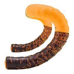 SUPACAZ HANDLEBAR TAPE NEON ORANGE STAR FADE