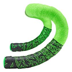 SUPACAZ HANDLEBAR TAPE NEON GREEN STAR FADE