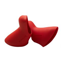 Hoods for Doubletap Levers Red, Pair