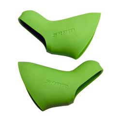 Hoods for Doubletap Levers Green, Pair