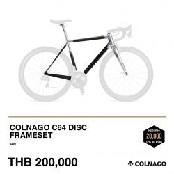 2019 FRAMESET COLNAGO C64 DISC PJSL SILVER SIZE 48S