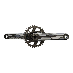 TruVativ Descendant Troy Lee Designs CoLab Carbon Crankset - 170mm, 12-Speed, 32t, Direct Mount, DUB Spindle Interface,