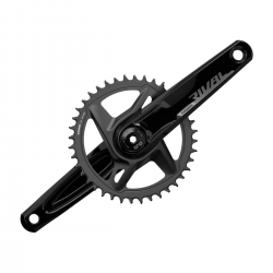  SRAM Rival 1 AXS Wide Crankset - 172.5mm, 12-Speed, 40t, 8-Bolt Direct Mount, DUB Spindle Interface, Black, D1