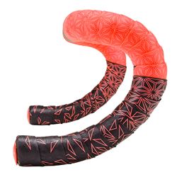 SUPACAZ HANDLEBAR TAPE NEON RED STAR FADE