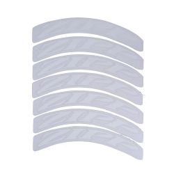 Zipp Decal Set (303 Matte White Logo) (Complete for One Wheel)