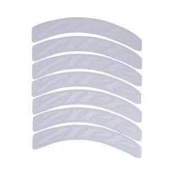 Zipp Decal Set (404 Matte White Logo) (Complete for One Wheel)