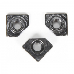 3-HOLE REPLACEMENT T-NUT BLACK 10PCS