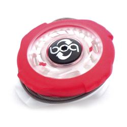 BOA S2-SNAP LEFT DIAL W/LACE RED/CLEAR/BLACK SCREW (B1327)