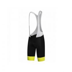 RH+ BIBSHORTS HERO BLACK-WHITE-ACID YELLOW SIZE S