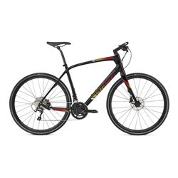 2017 BIKE SIRRUS COMP CARBON TARMAC BLACK/CANDY RED-GLOD FADE/LIGHT SILVER SIZE M 