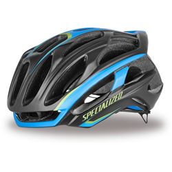HELMET SPECIALIZED S-WORKS PREVAIL CE NEON BLUE/BLACK/HYP GREEN ASIA SIZE S/M