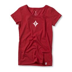 QUASAR PODIUM TEE SPECIALIZED WMN RED/WHITE SIZE XL