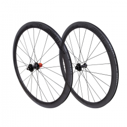 WHEEL SPECIALIZED CLX 40 DISC PAIR SATIN CARBON/GLOSS BLACK