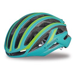 HELMETS SPECIALIZED S-WORKS PREVAIL II CE WOMAN TURQUOISE/HYPER GREEN ASIA SIZE S