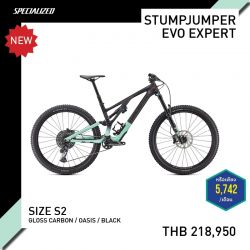 SPECIALIZED STUMPJUMPER EVO EXPERT GLOSS CARBON / OASIS / BLACK SIZE 2