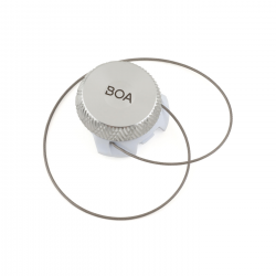 BOA S3-SNAP LEFT DIAL W/ LACE SLV/WHT