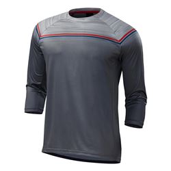 JERSEY ENDURO COMP 3/4 GREY/RED SIZE S