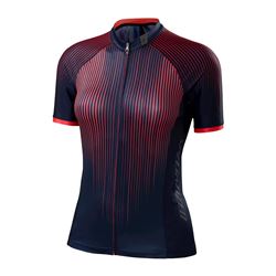 JERSEY SL PRO SS WOMEN LINE FADE/ACIDRED SIZE S