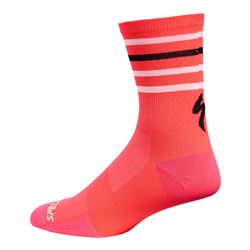 SOCK ROAD TALL ACIDRED SIZE M