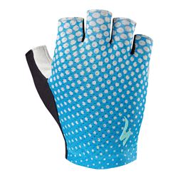 GLOVE BG GRAIL SF WOMEN NEON BLUE/GEO CREST SIZE M