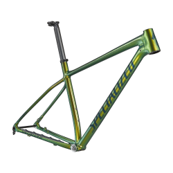 CHISEL FRAMESET GLOSS CHAMELEON SNAKE EYE / FOREST GREEN SIZE S