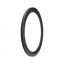RIM MY22 RAPIDE CLX II, 700C, REAR, CARBON, 24H, DISC, 21MM INTERNAL, 60MM DEPTH(TUBELESS VERSION) (WC039) - SATIN CARBON W/ BLACK DCL