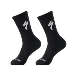 SOFT AIR TALL LOGO SOCK BLK/WHT M