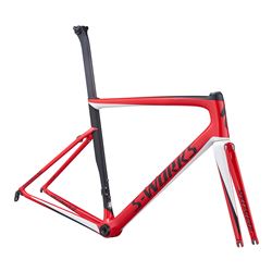 2019 FRAMESET TARMAC SL6 S-WORKS FLORED/METWHITESILVER/BLACK SIZE 49