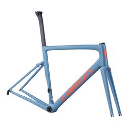 2019 FRAMESET TARMAC SL6 S-WORKS GLOSS STORM GRAY/ROCKET RED/CLEAN SIZE 49