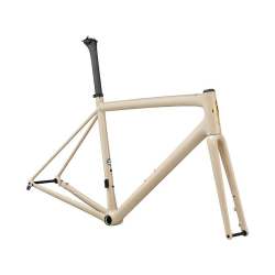 AETHOS S-WORK FRAMESET GLOSS SAND/ RED / GOLDCHAMELEON/SATIN BRUSHED GOLD FOIL 54