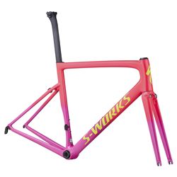 2019 FRAMESET TARMAC SL6 S-WORKS ACIDPINK/ACIDPURPLE/TEAMYELLOW SIZE 49