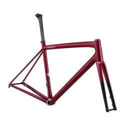 S-WORKS AETHOS FRAMESET CHAMELEON SUPERNOVA TINT OVER MAROON/CHROME SIZE 54