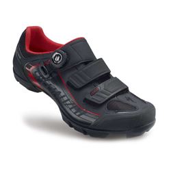 SHOE SPECIALIZED COMP MTB BLACK/RED SIZE 40/7.5