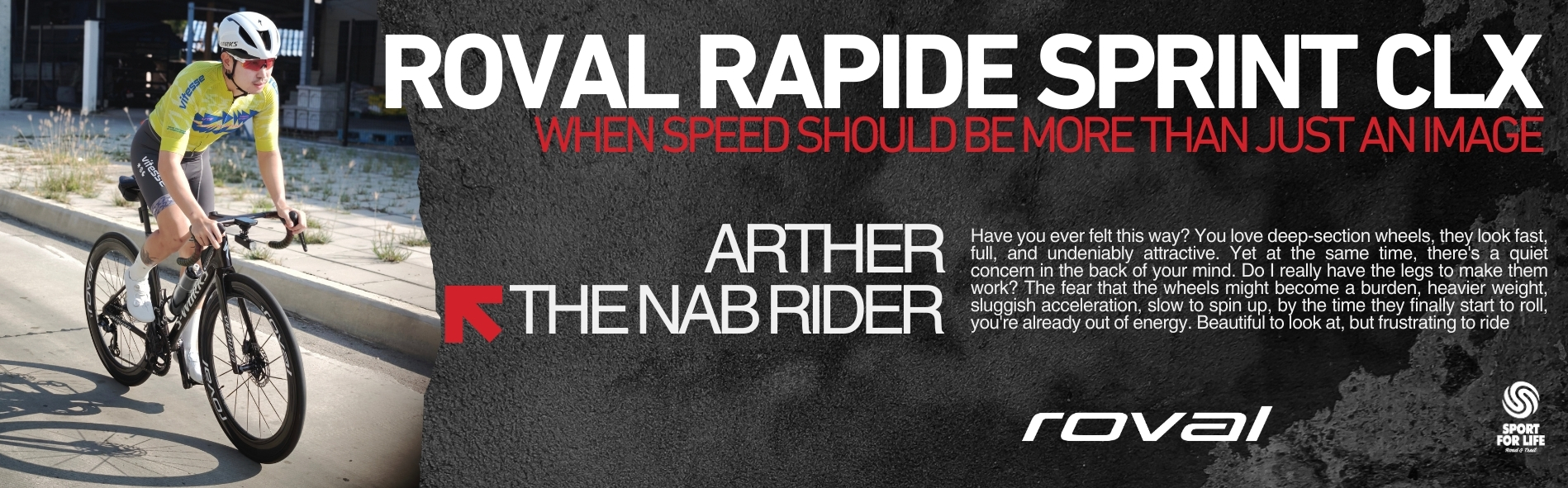 รีวิว Roval Rapide Sprint CLX : Arther The Nab Rider